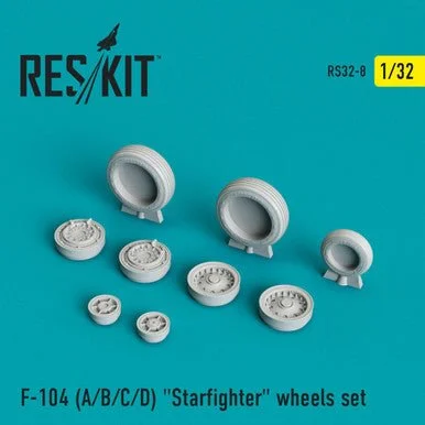 1/32 Reskit F-104 (A/B/C/D) "Starfighter" wheels set