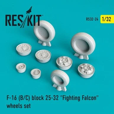 1/32 Reskit F-16 (B/C) block 25-32 "Fighting Falcon" wheels set (1/32)