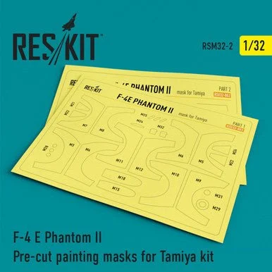 1/32 Reskit F-4 E Phantom II Painting Masks for Tamiya kit (1/32)