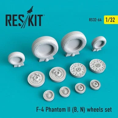 1/32 Reskit F-4 Phantom II (B, N) wheels set