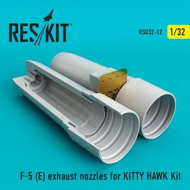 1/32 Reskit F-5 (E) exhaust nozzles for KITTY HAWK Kit (1/32)