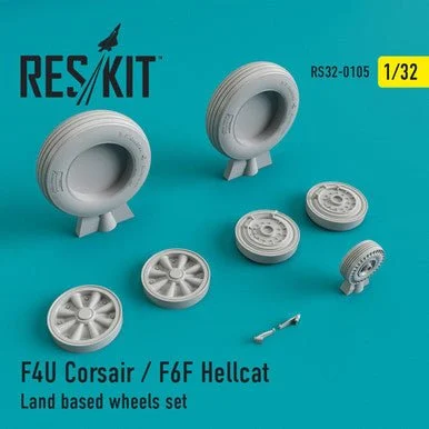 1/32 Reskit F4U Corsair / F6F Hellcat Land based wheels set