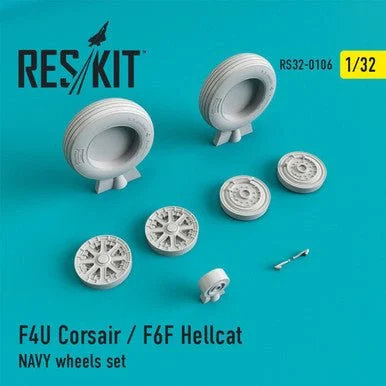 1/32 Reskit F4U Corsair / F6F Hellcat NAVY wheels set