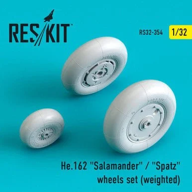 1/32 Reskit He.162 "Salamander" / "Spatz" wheels set (weighted)