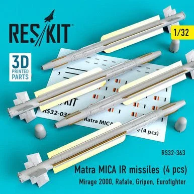 1/32 Reskit Matra MICA IR missiles (4 pcs)