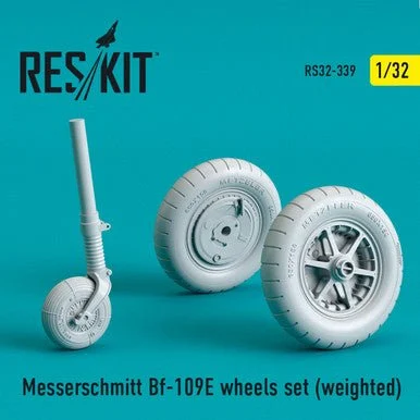1/32 Reskit Messerschmitt Bf-109E wheels set (weighted) (1/32)