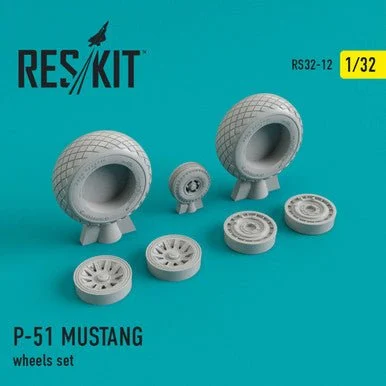 1/32 Reskit North American P-51 MUSTANG wheels set