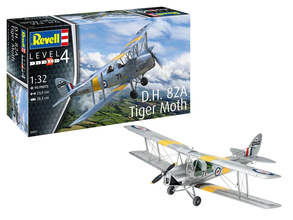 1/32 Revell Germany D.H. 82A Tiger Moth 3827 - Revell-Germany