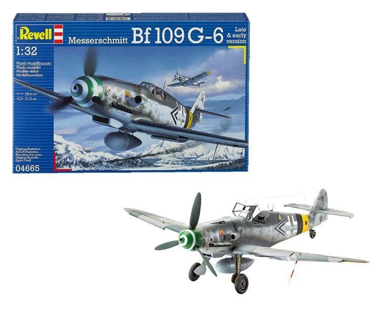1/32 Revell Germany Messerschmitt Bf109 G-6 Late & Early Version 4665