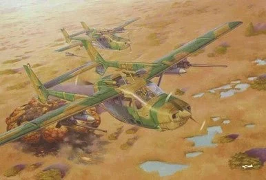 1/32 Roden Reims Cessna FTB337G Lynx Bush War Rhodesian Air Force Light Attack War Aircraft
