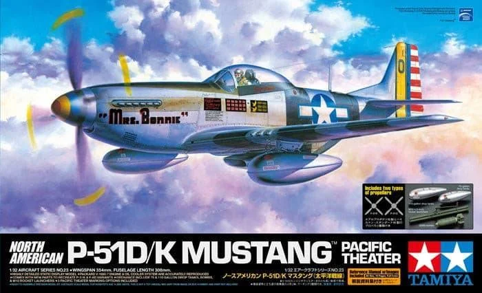 1/32 Tamiya North American P-51D/K Mustang Pacific Theater 60323