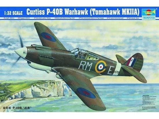 1/32 Trumpeter Curtiss P-40B Warhawk (Tomahawk MKIIA) 02228