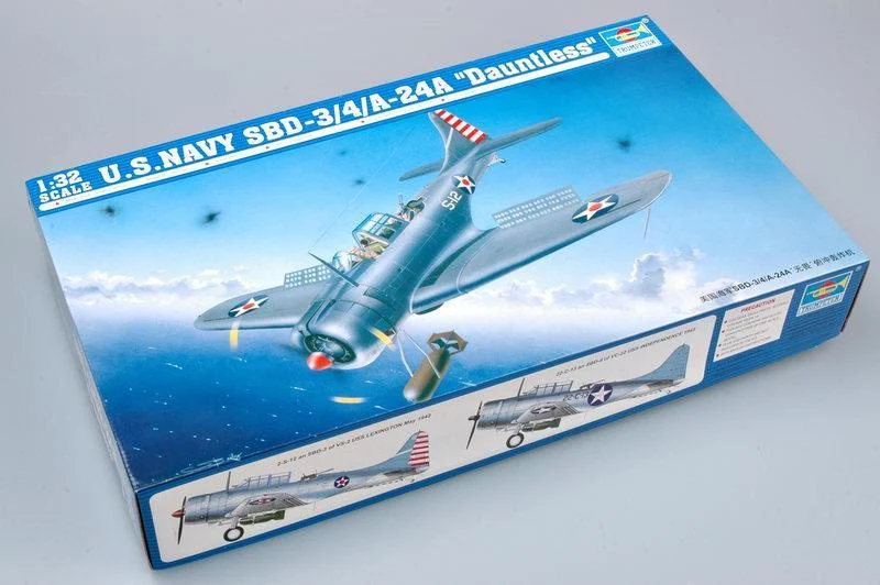 1/32 Trumpeter U.S. NAVY SBD-3/4/A-24A “Dauntless” 02242