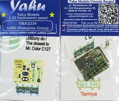 1/32 Yahu Models A6M2 Nakajima green - Instrument Panel