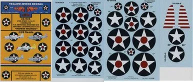 1/32 Yellow Wings Decals U.S. National Insignia Set For SBD-2 #2106 Midway Madness