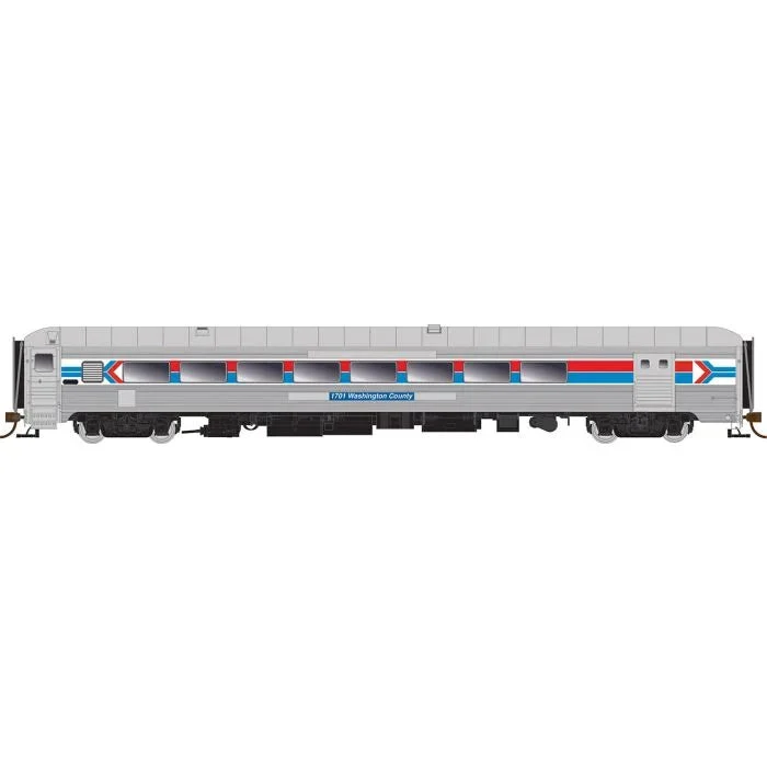 Rapido HO Scale Pullman-Bradley Amtrak #1701 Washington County Car w/ Baggage