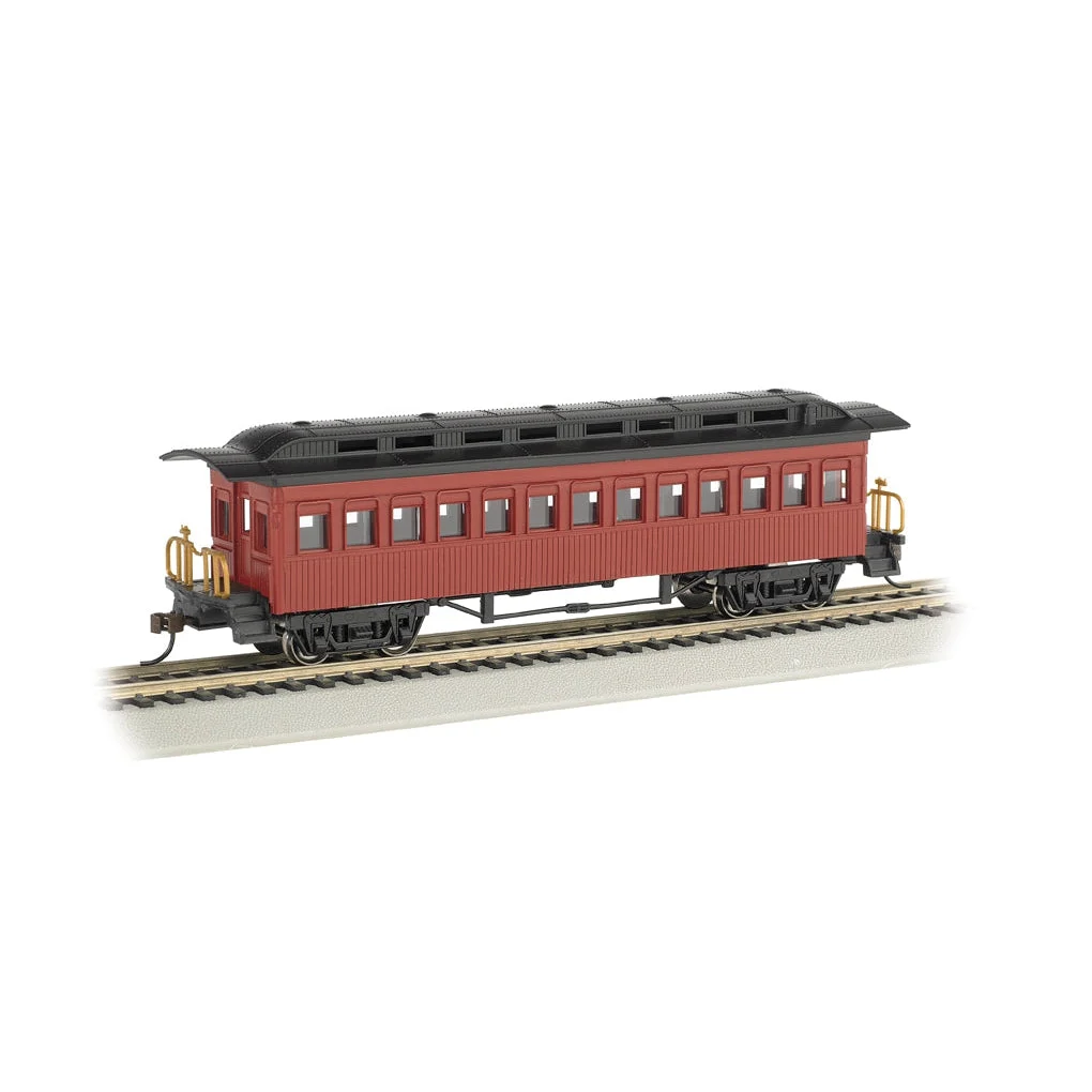 Bachmann HO Scale 1880's Coach Unlttrd/red - BAC13402