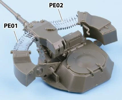 1/35 AFV Ammo Feed Chute Photo-Etched Parts for Wiesel 1A1/A3 Mk20 AG35059
