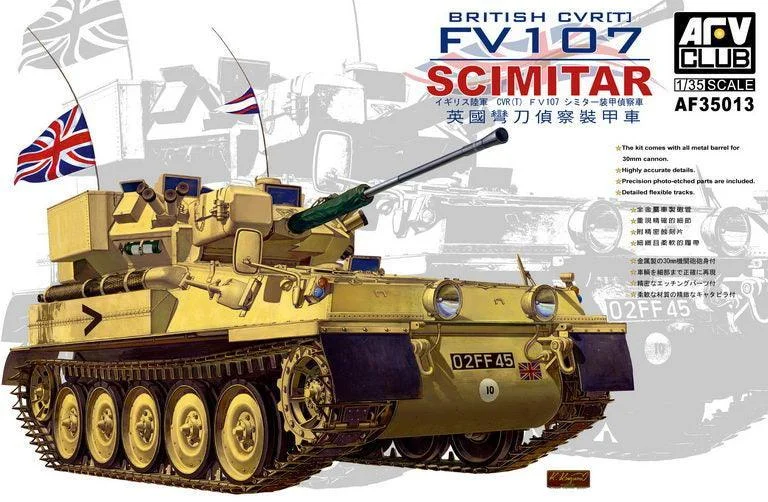 1/35 AFV BRITISH FV107 SCIMITAR CVR(T) AF35013 - AFV Club Models