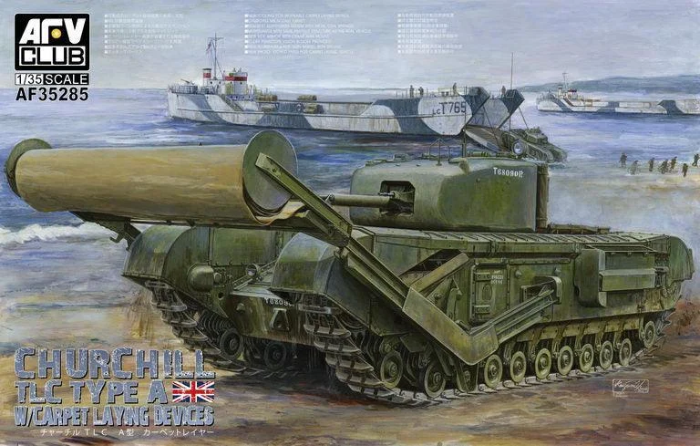 1/35 AFV Churchill TLC Type-A (with Carpet Laying Devices) AF35285
