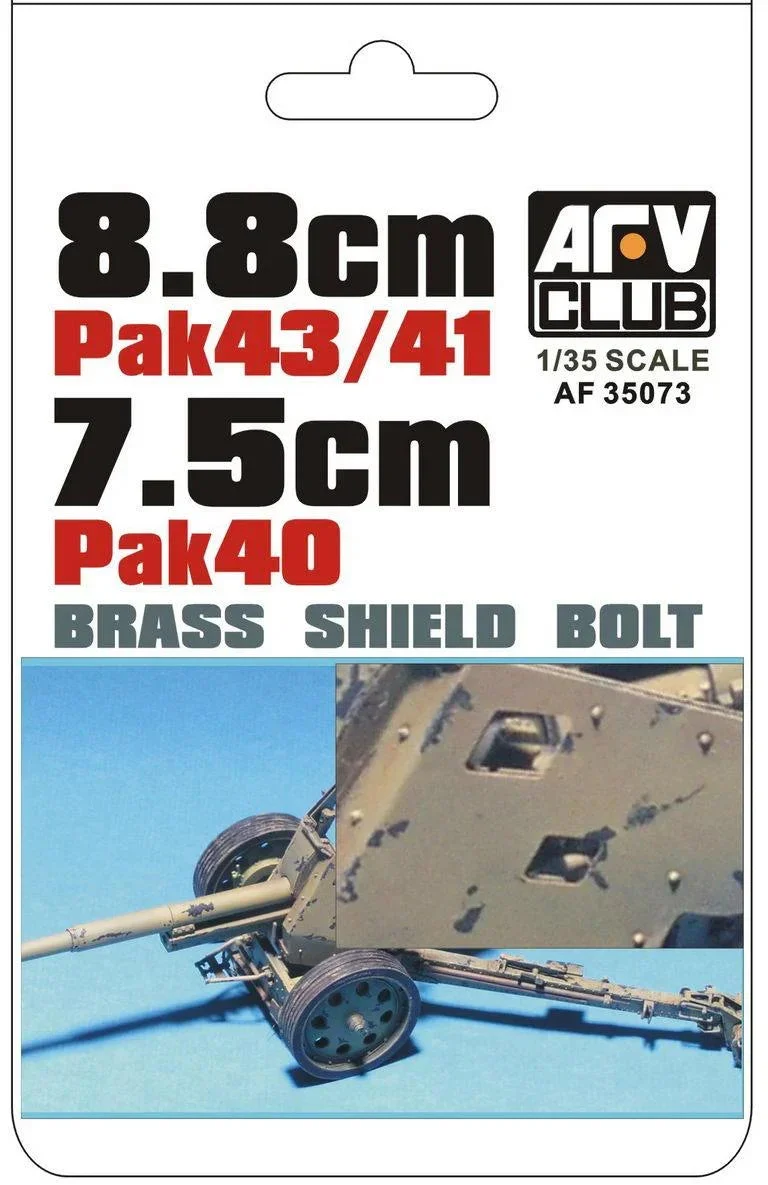 1/35 AFV German Pak43/41 & Pak 40 Brass Shield Bolt Set AF35073 - AFV Club Models