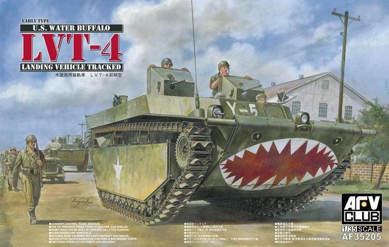 1/35 AFV LVT4 LANDING VEHICLE TRACKED (EARLY TYPE) AF35205 - AFV Club Models
