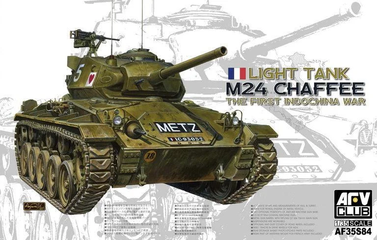 1/35 AFV M24 Chaffee The First Indochina War-French Army AF35S84