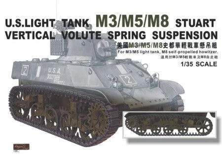 1/35 AFV M3 STUART VERTICAL VOLUTE SPRING SUSPENSION (CONVERSION KIT) AF35056 - AFV Club Models