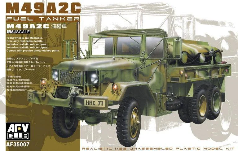 1/35 AFV M49A2C FUEL TANK TRUCK AF35007 - AFV Club Models