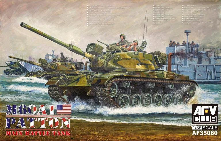 1/35 AFV M60A1 PATTON MEDIUM TANK AF35060 - AFV Club Models
