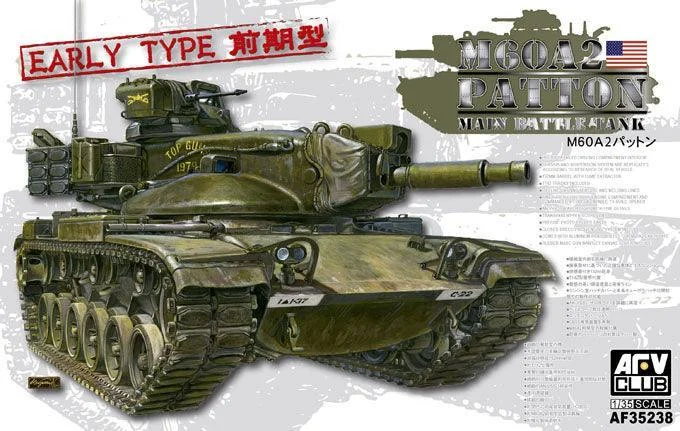 1/35 AFV M60A2 PATTON MAIN BATTLE TANK EARLY VERSION AF35238 - AFV Club Models