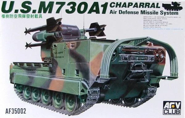 1/35 AFV M730A1 CHAPARRAL AF35002 - AFV Club Models