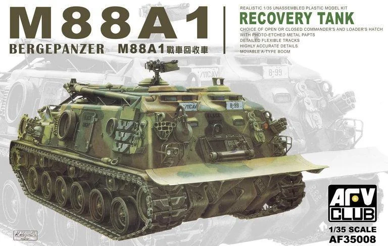 1/35 AFV M88A1 Recovery Vehicle AF35008 - AFV Club Models