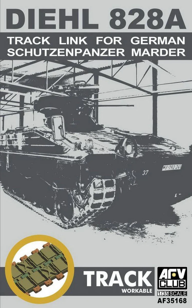 1/35 AFV TRACKLINK FOR GERMAN SCHUTZEN PANZER MARDER AF35168 - AFV Club Models