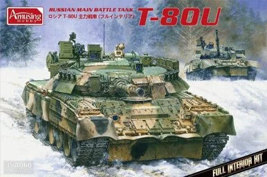 1/35 Amusing Hobby T-80U Russian Main Battle Tank Plastic Model Kit