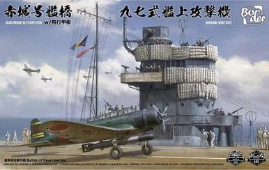 1/35 Border Model B5N2 Kate & Akagi Bridge Flight Deck Plastic Model Kit