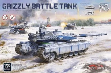 1/35 Border Model Grizzly Battle Tank Red Alert Game Plastic Model Kit