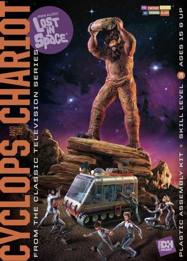 1/35 Doll & Hobby Lost in Space Cyclops & 1/48 Chariot w/7 Figures & Base