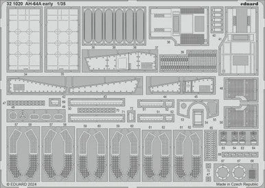 1/35 Eduard AH-64A early Photo etched set for TRUMPETER