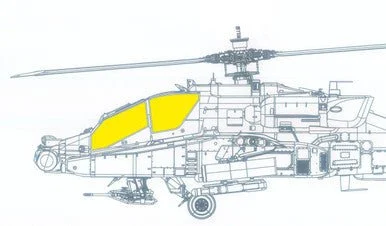 1/35 Eduard AH-64A early TFace MASK for TRUMPETER