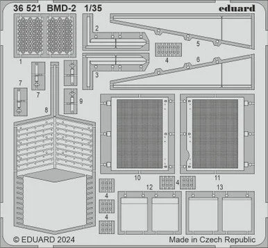 1/35 Eduard BMD-2 Photo etched setFor Hobby Boss