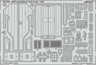 1/35 Eduard GPA amphibian 4x4 truck Photo Etch