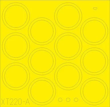 1/35 Eduard TRP T-72A Wheels Paint Mask