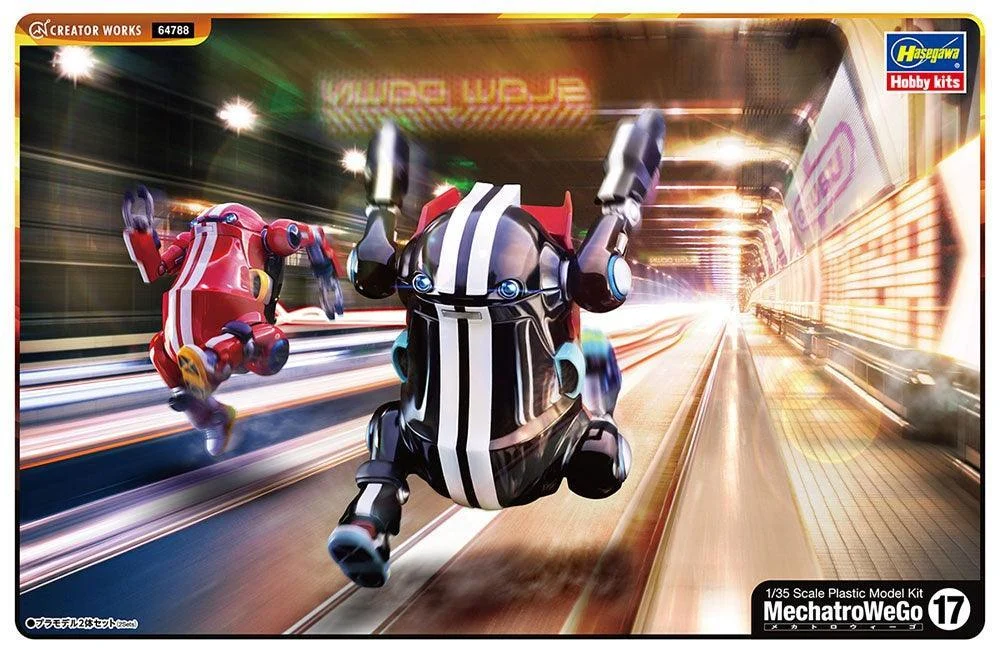 1/35 Hasegawa MechatroWego No.17 Sports - Flame & Jet Black 64788