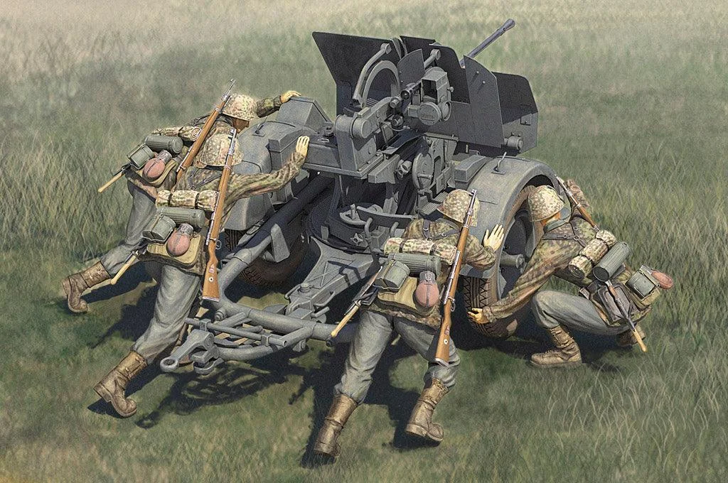 1/35 Hobby Boss German 20mm Flak 38 crews 84418
