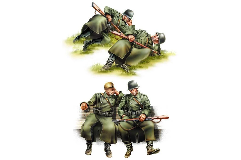 1/35 Hobby Boss GERMAN INFANTRY - Taking a rest 84420