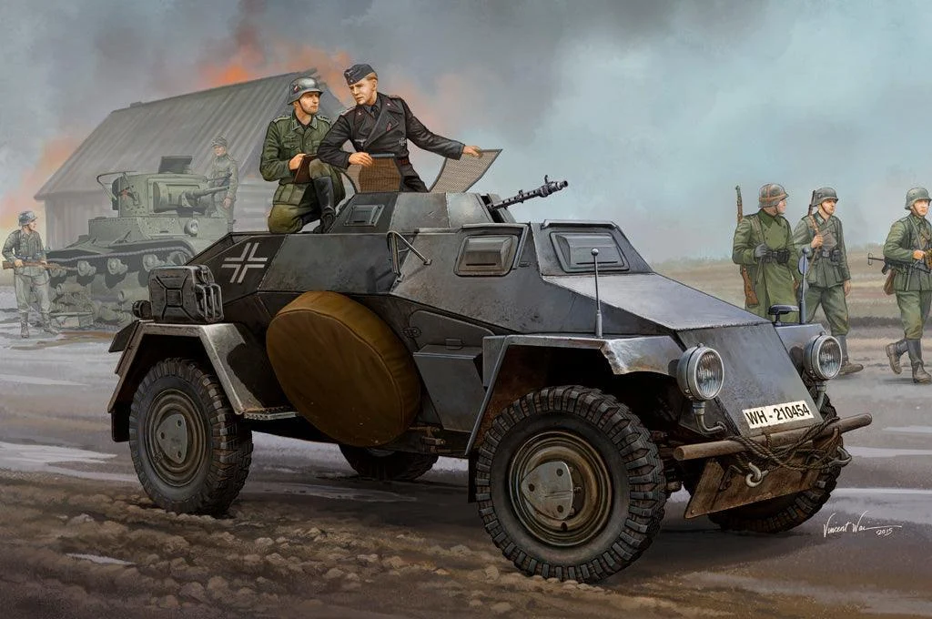1/35 Hobby Boss German Sd.Kfz.221 Leichter Panzerspahwagen (3rd Series) 83812