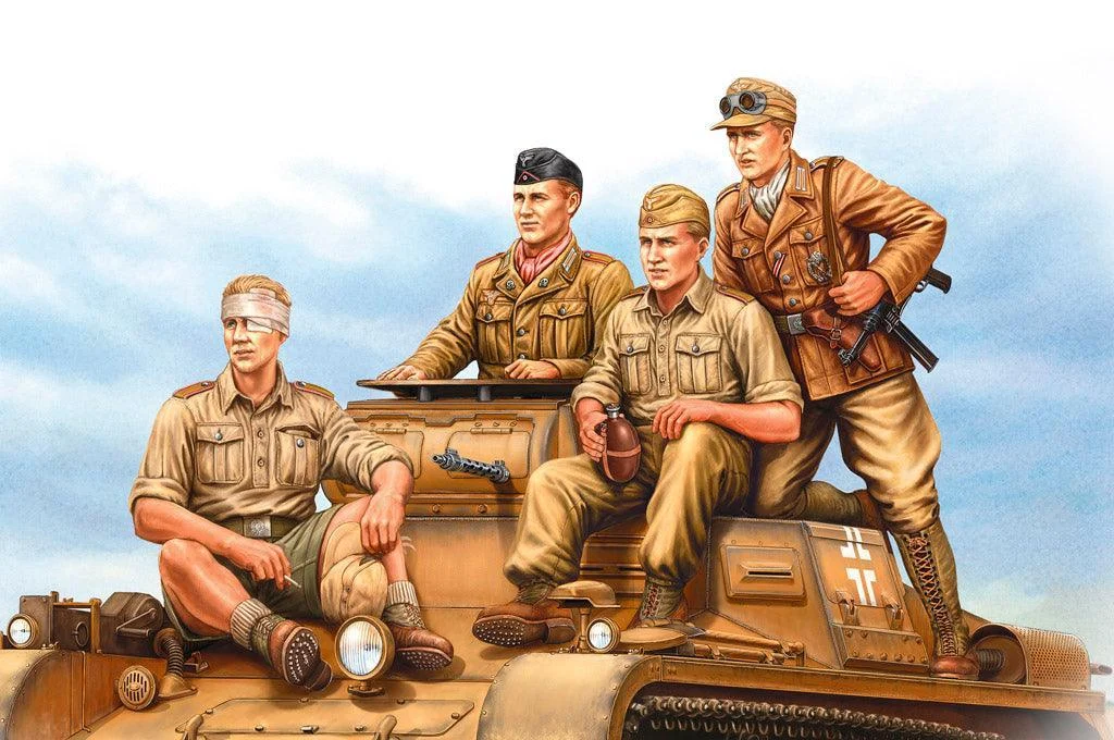 1/35 Hobby Boss German Tropical Panzer Crew 84409