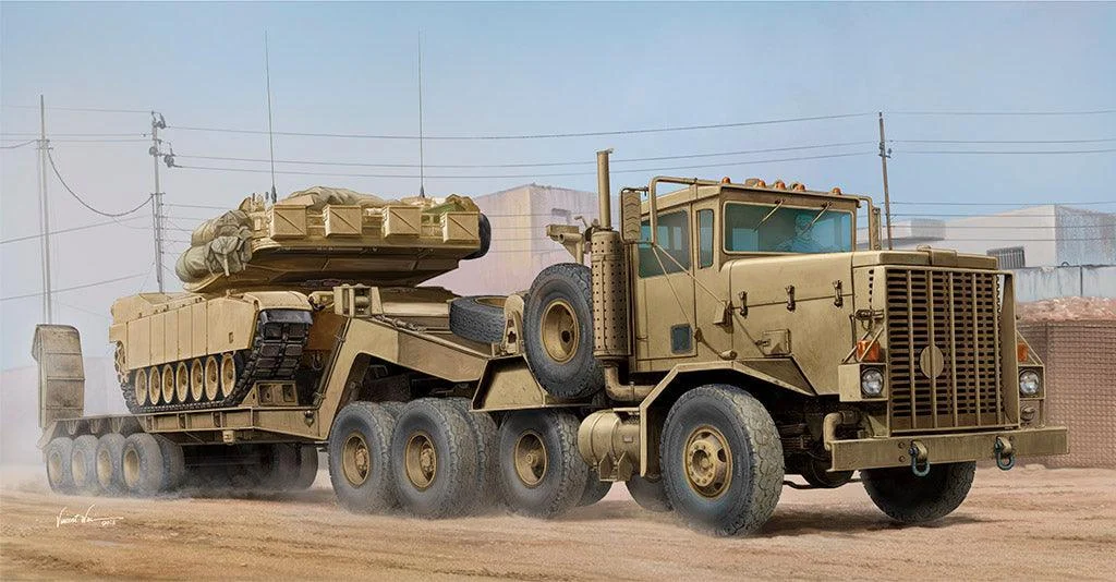1/35 Hobby Boss M911 C-HET with m747 Heavy Equipment Semi-Trailer 85519