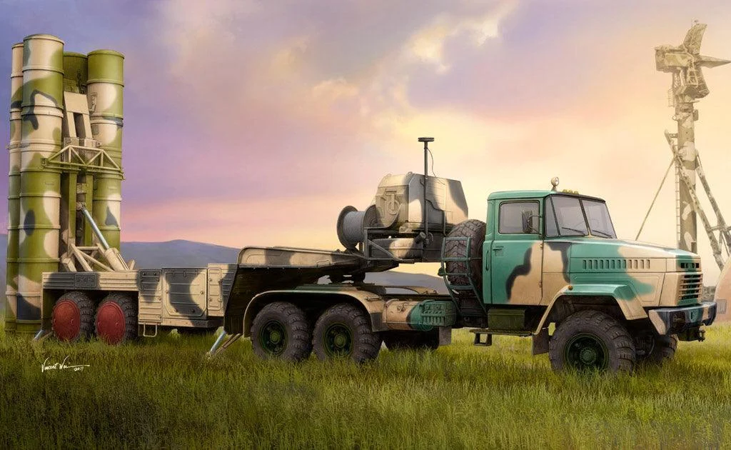 1/35 Hobby Boss Russian KrAZ-260B Tractor with 5P85TE TEL S-300PMU 85511
